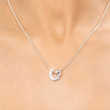 MCJ Sterling Silver Crystals Horse