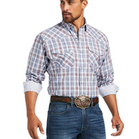 Ariat Mens Relentless Steely Stretch Classic Snap Shirt