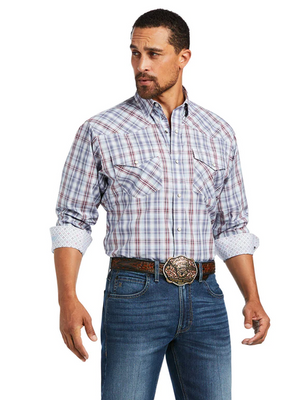 Ariat Mens Relentless Steely Stretch Classic Snap Shirt