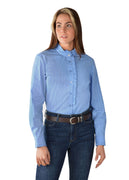 SALE- Thomas Cook Liv Ruffle Collar Long Sleeve Stretch Shirt