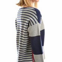 SALE - Womans Block Striped Jumper