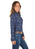 Wrangler Womens Jocelyn Western Long Sleeve Shirt