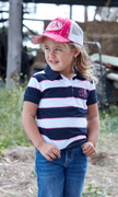 Pure Western Girls Zoey S/S Polo