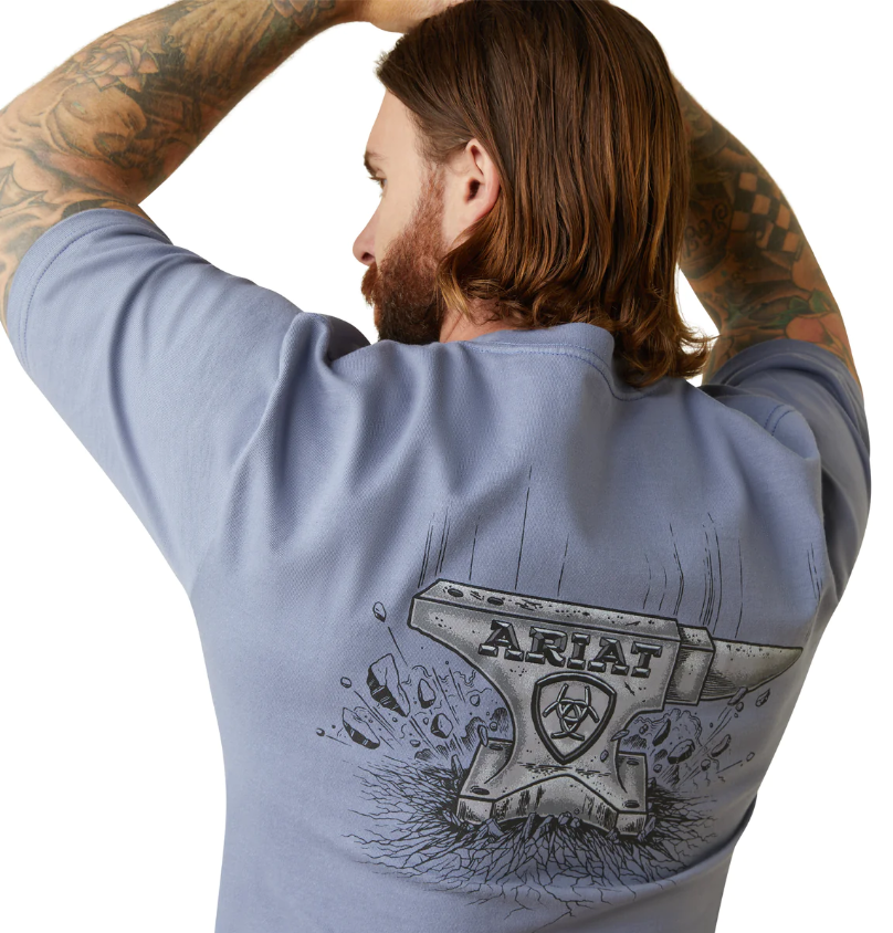 Ariat Tee Anvil Force - Stonewash
