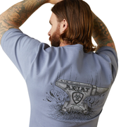 Ariat Mens Rebar Cotton Strong Anvil Force T-shirt - Stonewash