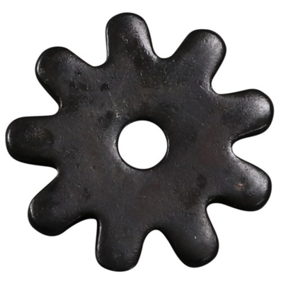 Black Steel Spur Rowels - 9 Point Rounded 1
