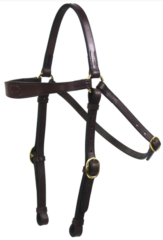 Shaped Barcoo Leather Bridle