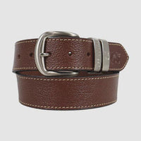 Boss Cocky Muster Stitched Pebble Brown Belt
