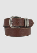 Boss Cocky Muster Stitched Pebble Brown Belt