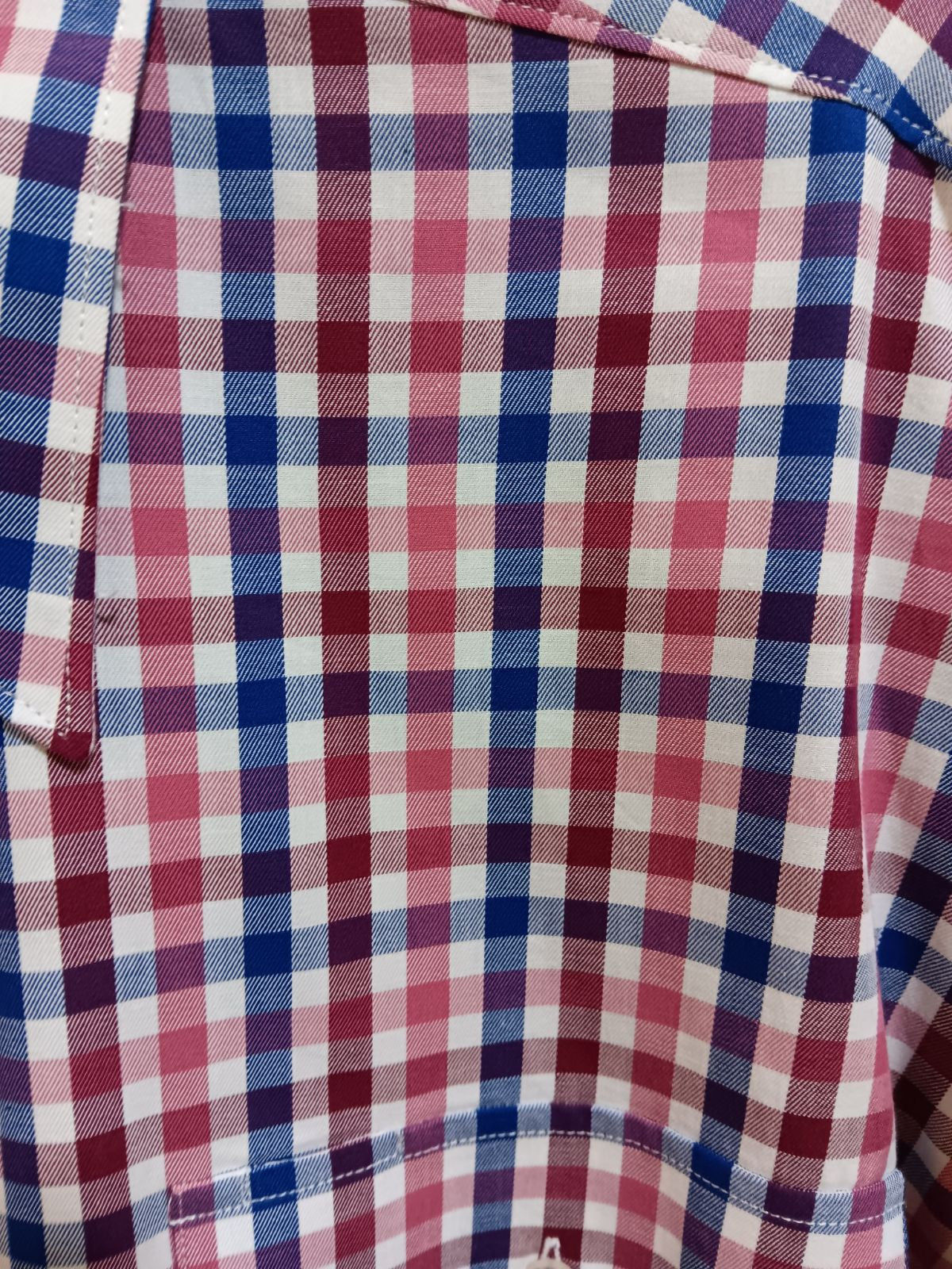 Mens Bisley Cotton Long Sleeve Shirt - Twill Maroon
