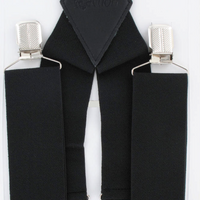 Trouser Braces  - Plain Black