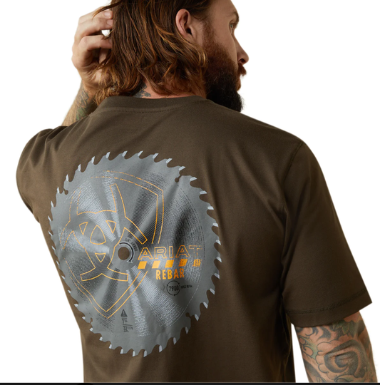 Ariat Tee Rebar Workman Buzz Saw - Wren