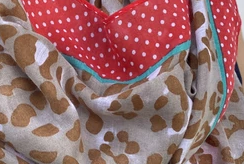 Corfu Scarf Leopard Print