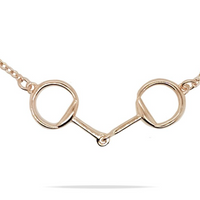 MCJ Rose Gold Snaffle Bit Necklace