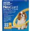 NexGard Spectra 6 Pack- 3.0kg to 7.5kg