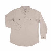 Just Country Jahna Work Shirt - Stone