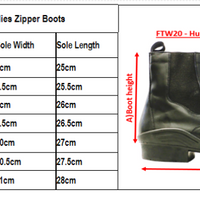 Huntington Ladies Leather Zipper Boot